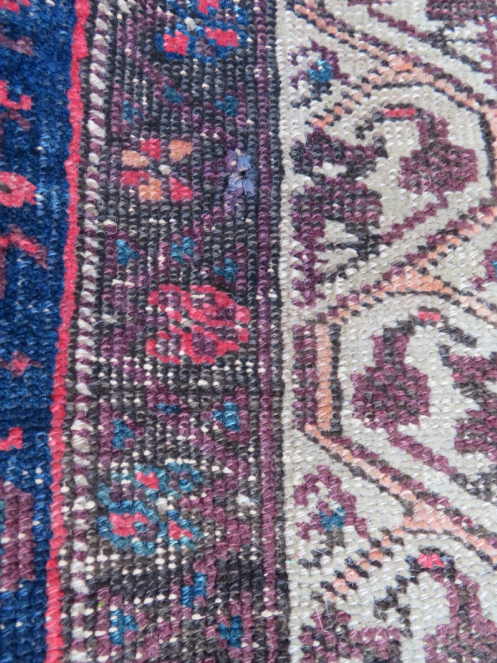 ANTIQUE DISTRESSED VISS MALAYER RUG. 198CM X 148CM. View XXIV