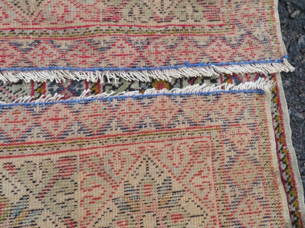 ANTIQUE TURKISH MUDJUR PRAYER RUG. 168CM X 126CM. View XVIII