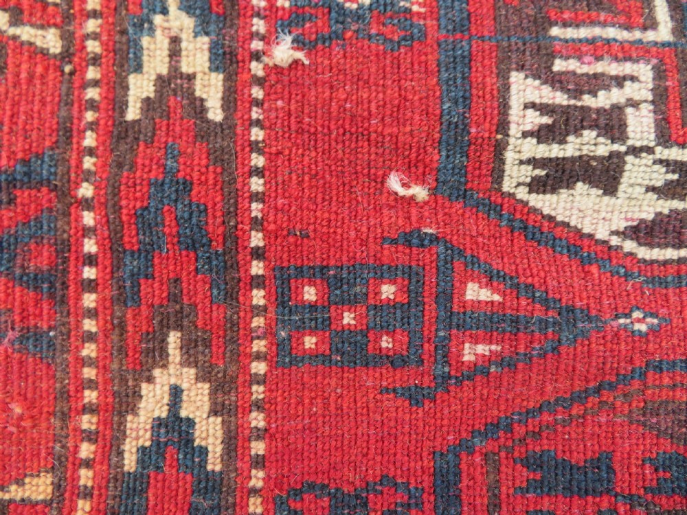 Distressed Antique Tekke Turkmen Rug. 183cm x 126cm. View XIV