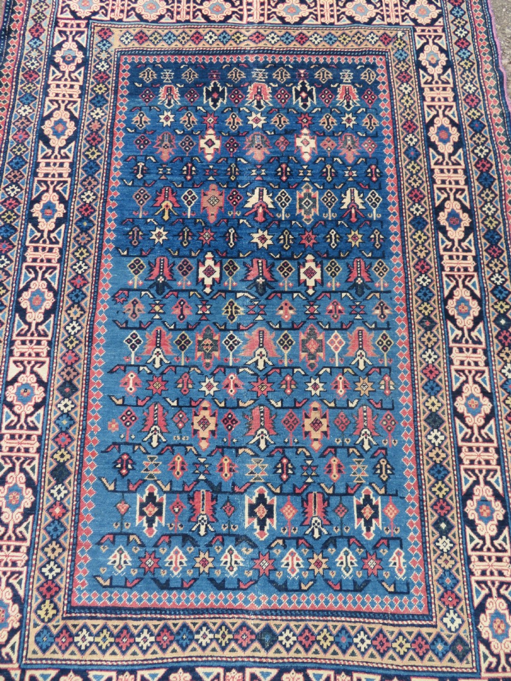 Antique Caucasian Kuba Rug. 176cm X 118cm. View II