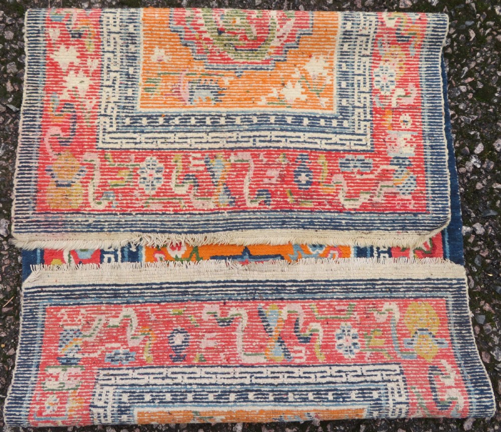 ANTIQUE TIBETAN RUG. 137CM X 75CM. View XI