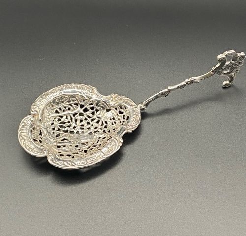 Antique Silver Ornament/ Sifting Spoon