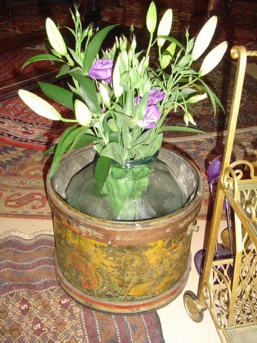 19th Century Marching Drum - Unusual Plantholder