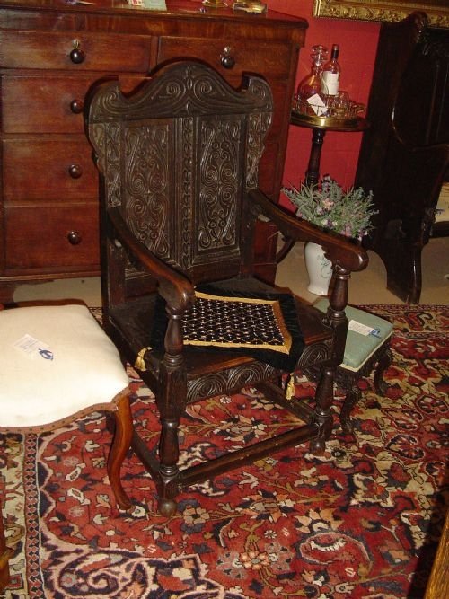Oak Wainscot Chair.