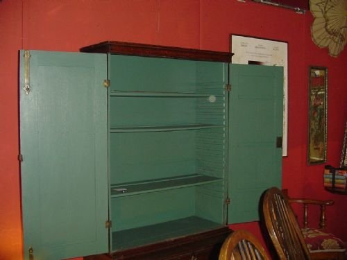 fig 3. An Oak Country House Press Cupboard on Chest. c1750