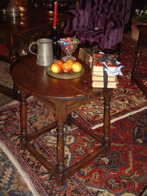 fig 1. 19th Century Jacobean Style OccassionaL Table
