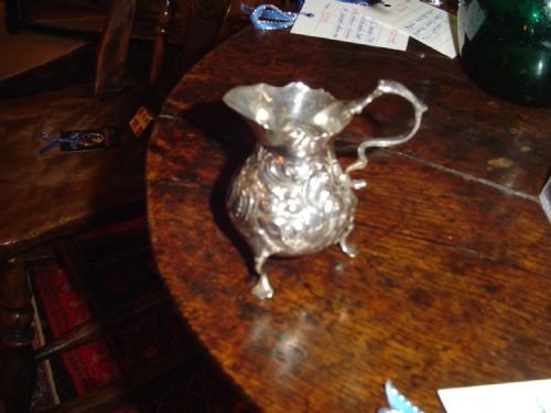 fig 3. George 11 Silver Cream Jug. London 1749.