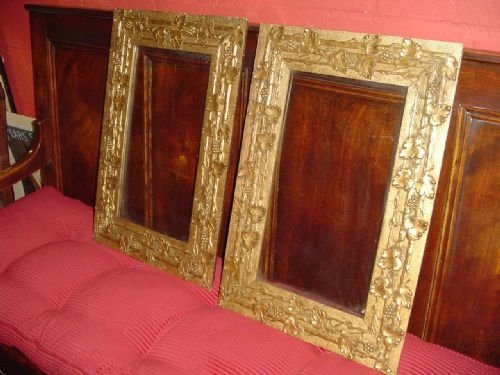 A Pair of Gilt 19th Century Frames.