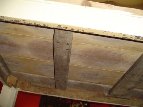 fig 3. Victorian Pine Farmhouse Dining Table. c 1870