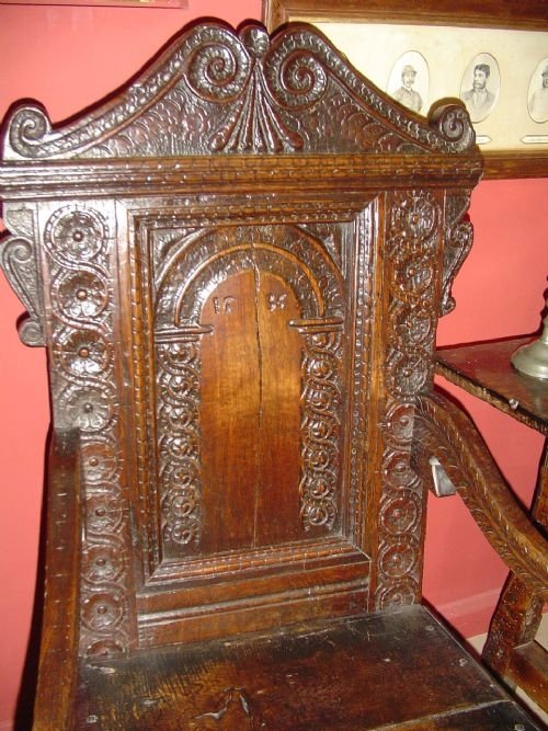fig 2. 17th Century Charles 1st Oak Wainscot. c.1636