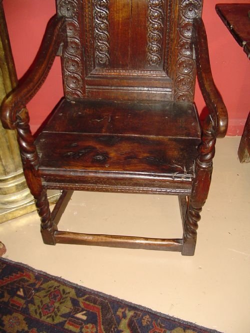fig 3. 17th Century Charles 1st Oak Wainscot. c.1636