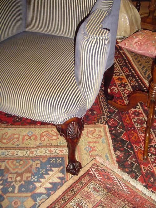 fig 2. Wing Armchair in Queen Anne Style.