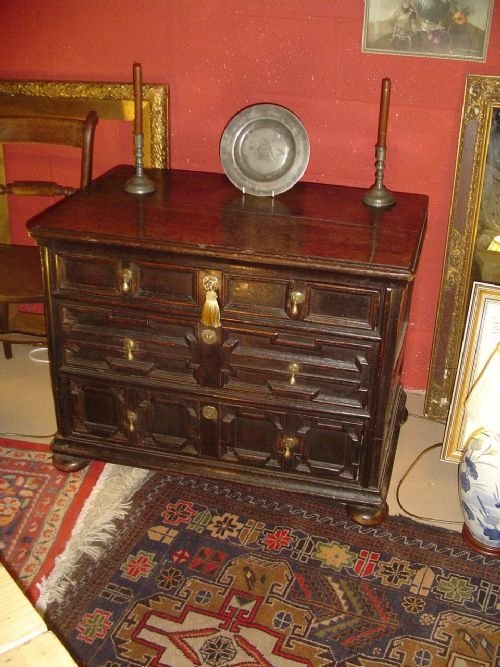 17th C Oak Chest of Small Proportions. C 1690