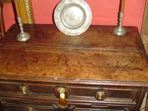 fig 1. 17th c Oak Chest of Small Proportions. c 1690