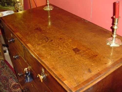 fig 2. Welsh 18th century Oak Chest. c1800.