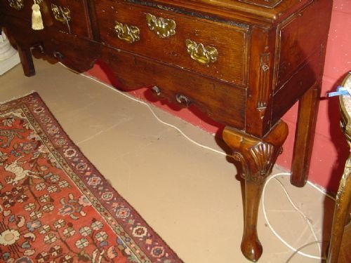 fig 1. An 18th Century Oak Low Dresser. c.1780.