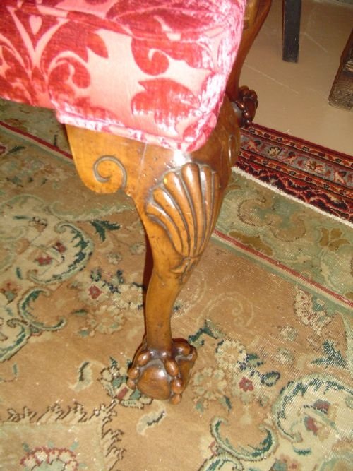 fig 2. 1920's Desk or Library Chair in the Gainsborough Taste
