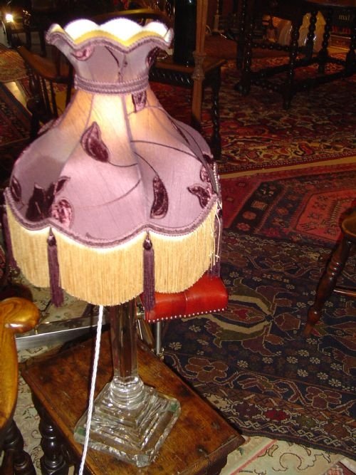 fig 3. A Gilt Bronze Cut Glass Table Lamp.c 1930.