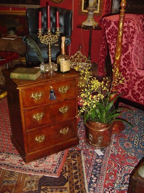 A Small Early 19th Century Pine Chest.