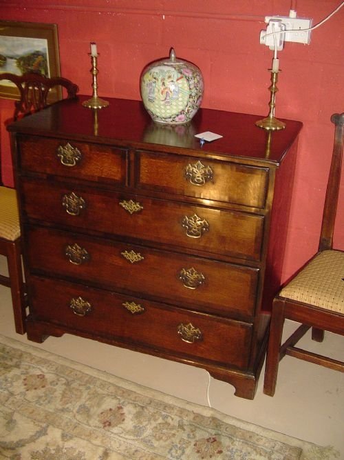 Late 18th Century Oak Chest. C.1780.