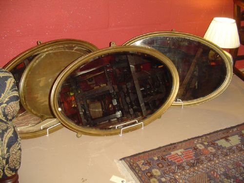A Set of Three Mirrors from the Art Deco Period.
