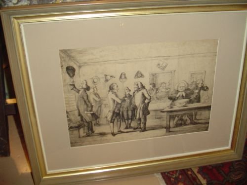 A Large Print in the Style of "Rowlandson"