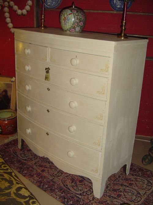 Large Painted Regency Chest. C.1820