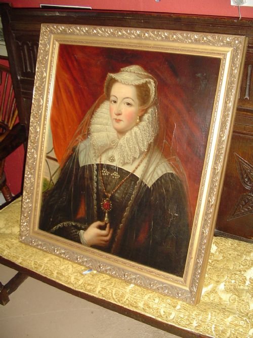 Mary Queen of Scott's   19th C. Oil on Canvas