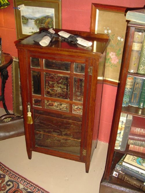 Edwardian Mahogany Music Cabinet. C.1900.