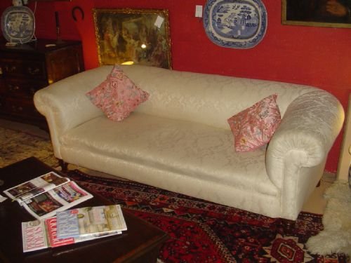Victorian Three Seater Upholstered Chesterfield