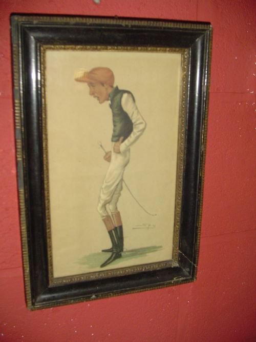 Jockey "Fred Archer" Original Spy Print. C.1881