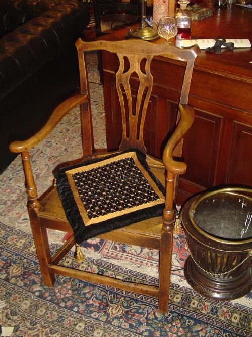 Late 18th Century Fruitwood Armchair.c 1800