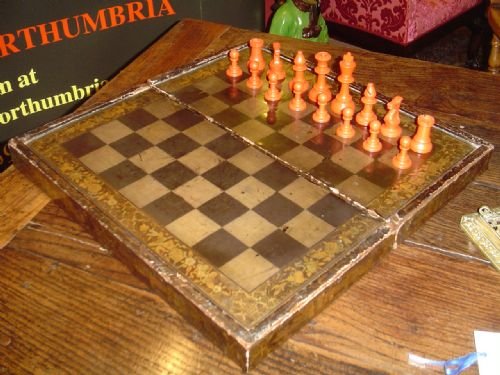 19th Century Backgammon or Chessboard.