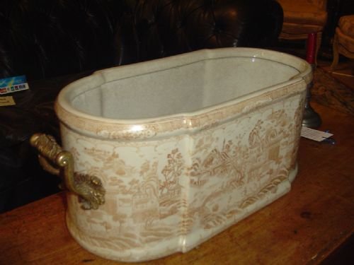 A Staffordshire Style Footbath/planter.