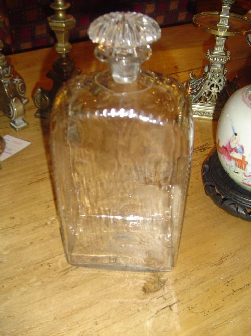 18t Century Soda Glass Decanter.