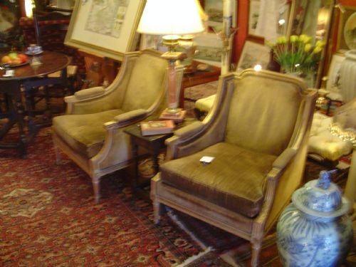 A Quality Pair of Upholstered French Chairs. C.1920.