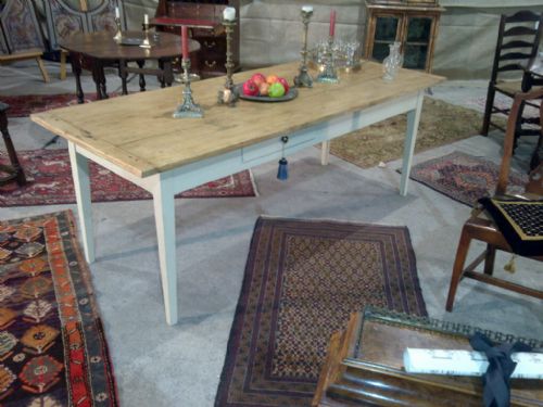 Victorian Pine Farmhouse Dining Table
