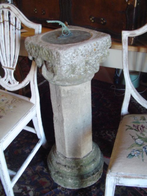18th Century and Later Stone Sundial.
