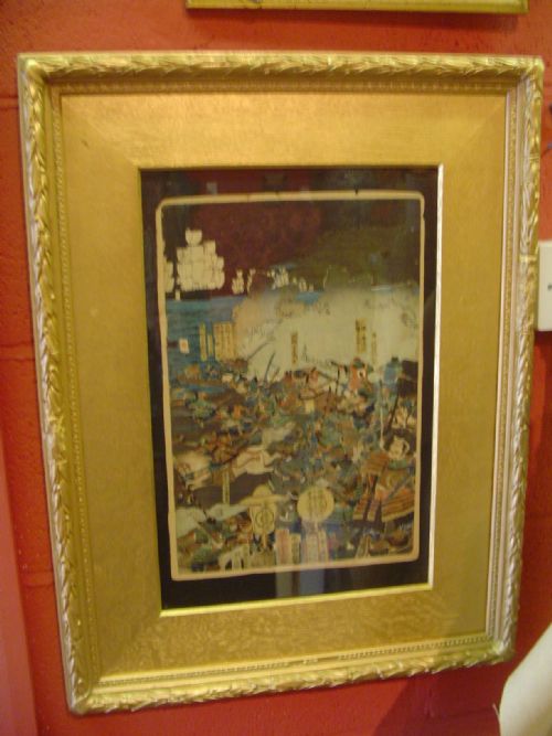 Original Japanese Print. C. 1853