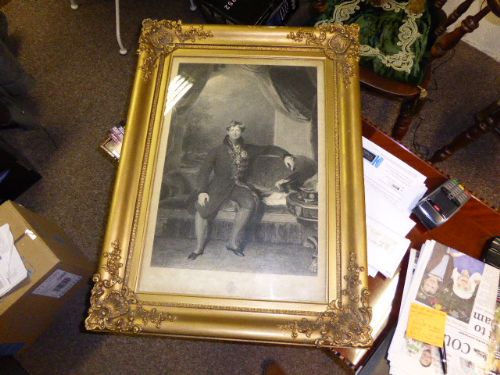 Early 19th C Print of George 1v
