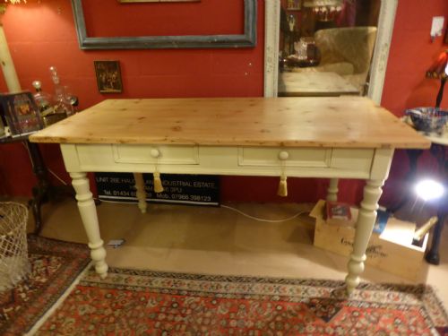 Pine Farmhouse Kitchen Table