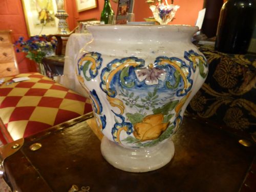 18th Century Ceramic Apothecary Jar