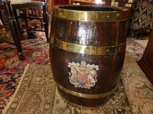 19th C. Stick Stand in Style of Coopered Barrel