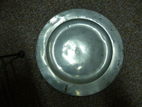 Large 18th C. Pewter Charger