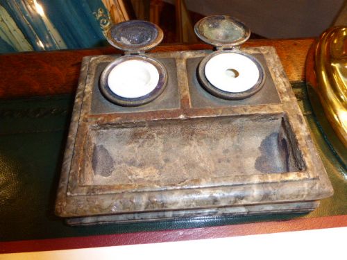 fig 1. Regency Marble Desk Stand. c1800.
