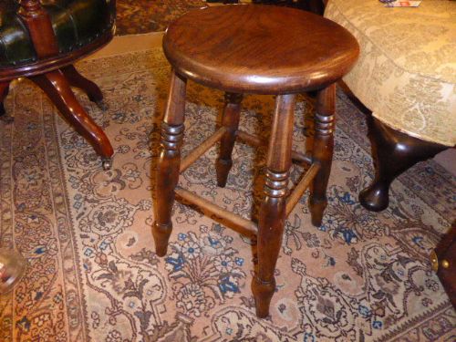 Victorian Kitchen Stool.  C1870.