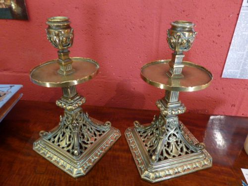 Pair of Fine Quality Victorian Candlesticks