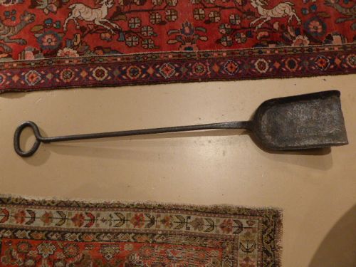 Country House Fireside Coal Shovel. 19th C.