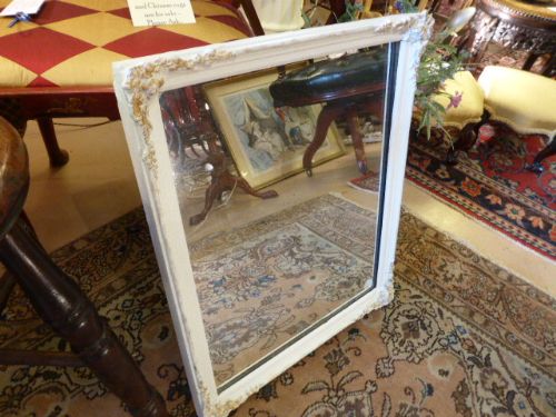 A Neat French 19th C. Toilet Easel Mirror.