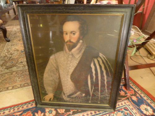 Sir Walter Raleigh.  Medici Print.